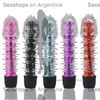 Vibrador sagitta y estimulador femenino con centro azul